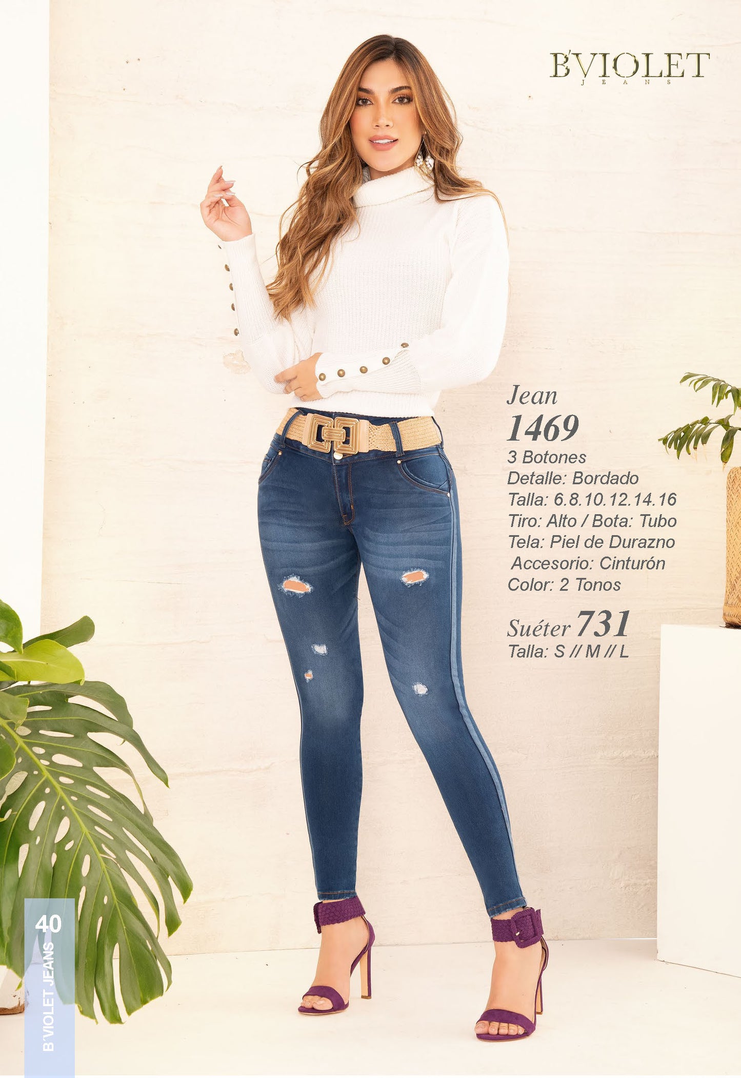 Jeans B´violet Oscuro Ref 1469