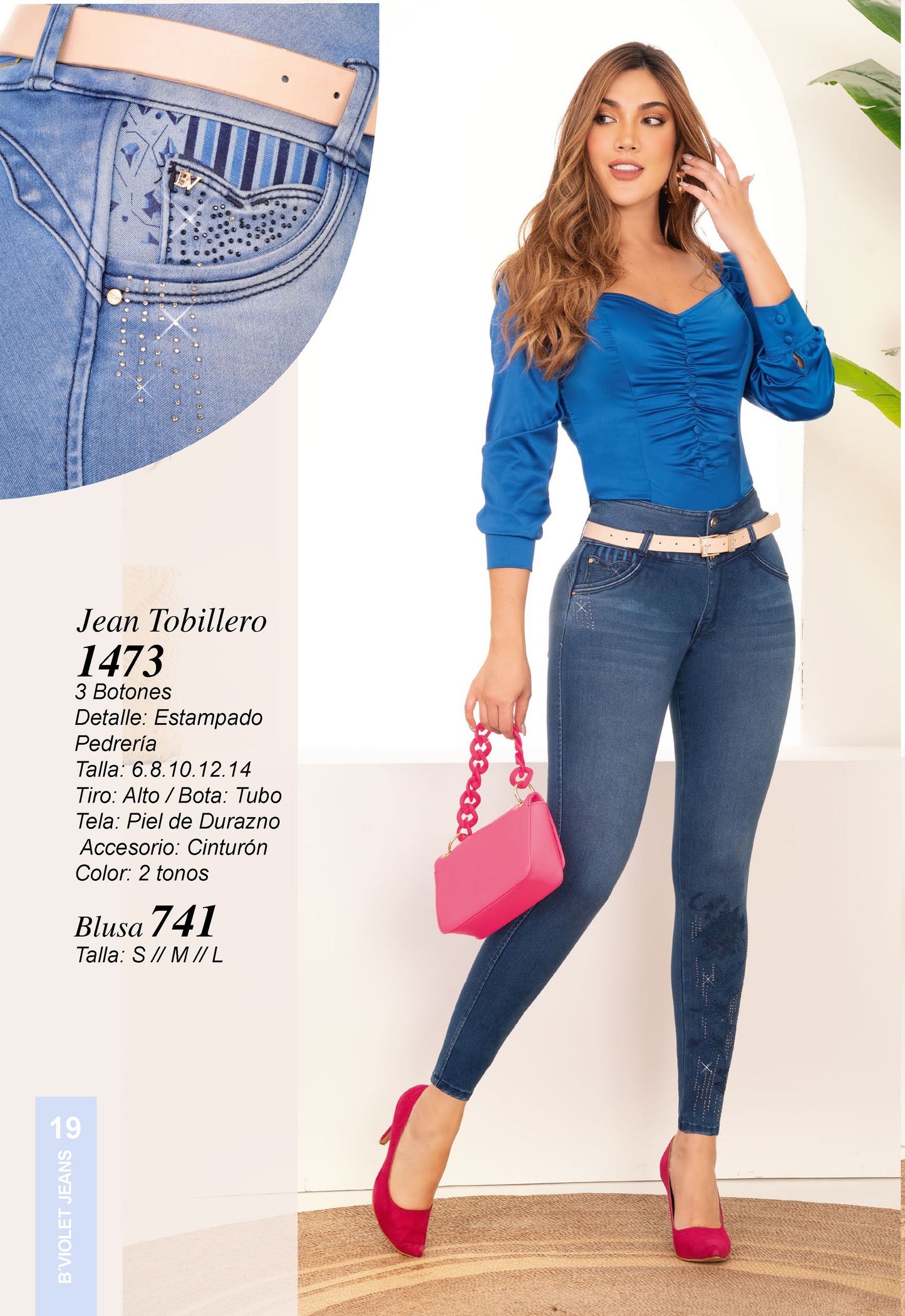 Jeans B´violet Oscuro Ref 1473