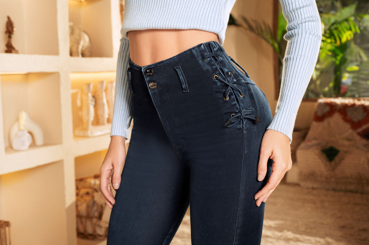 Jeans Dama Fazined Ref 1818
