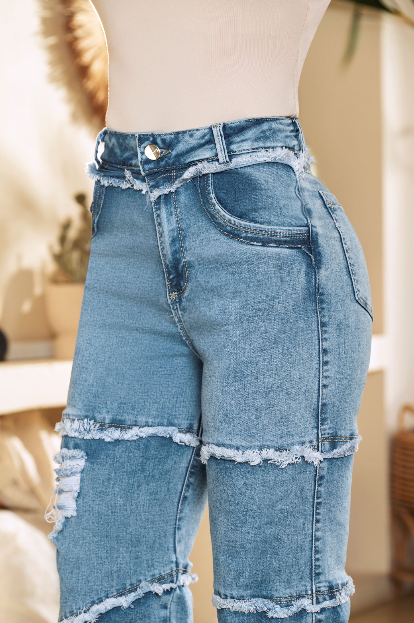 Jeans Dama Fazined Ref 1821